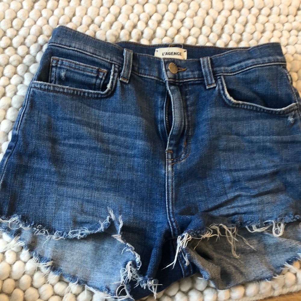 Denim shorts